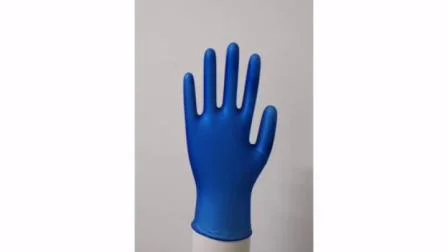 9 pulgadas Azul / Blanco / Negro Salón de belleza Especial / Alimentos / Productos farmacéuticos al por mayor Desechables Látex Vinilo Examen de seguridad Guantes de protección de nitrilo de PVC Rubbe