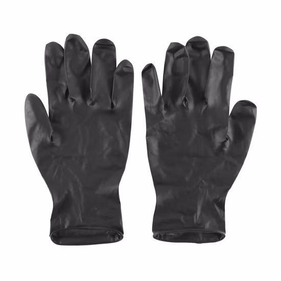 Guante de examen de guantes de nitrilo desechables médicos sin polvo para suministros médicos